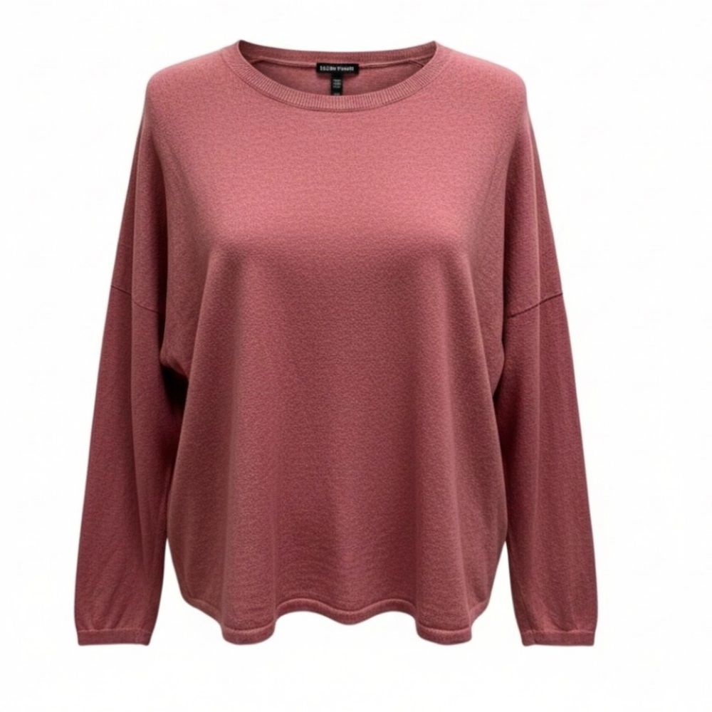 Eileen Fisher Organic Linen Sweater Pullover Knit